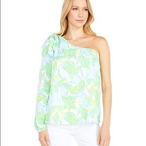 Lilly Pulitzer Avena One Shoulder Top